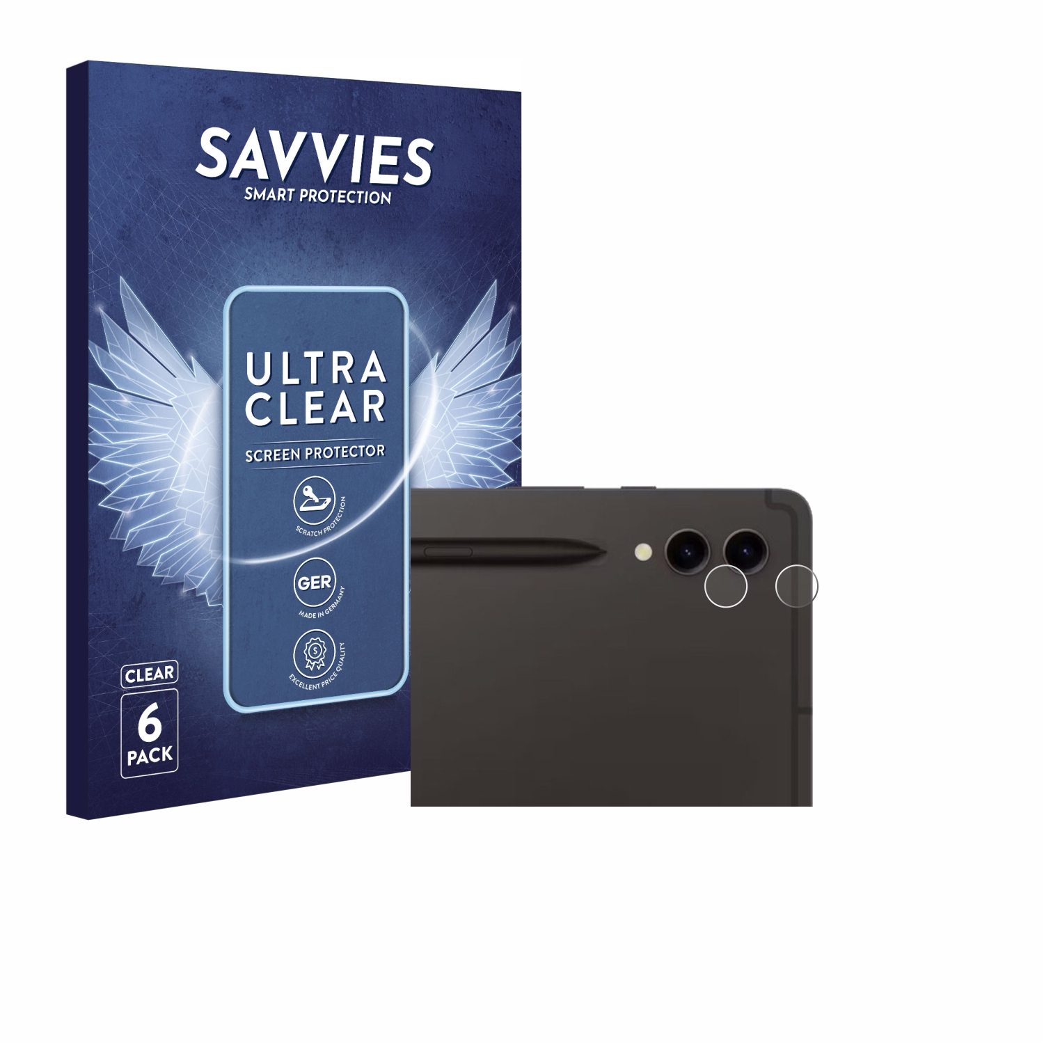 Schutzfolie(für Ultra SAVVIES Tab Samsung Galaxy S9 5G) 6x klare