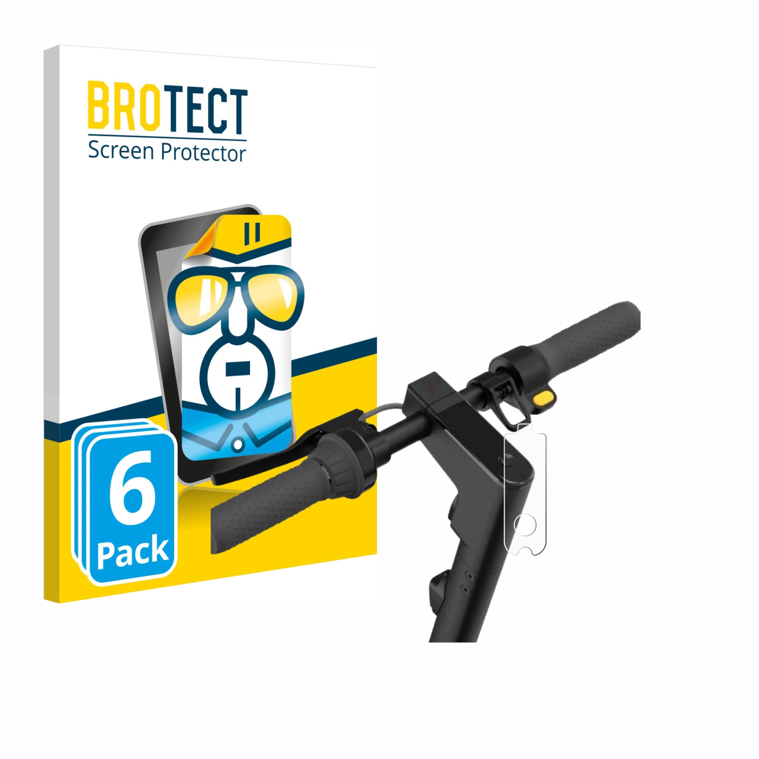 Ninebot KickScooter G2D) MAX 6x Segway klare Schutzfolie(für BROTECT
