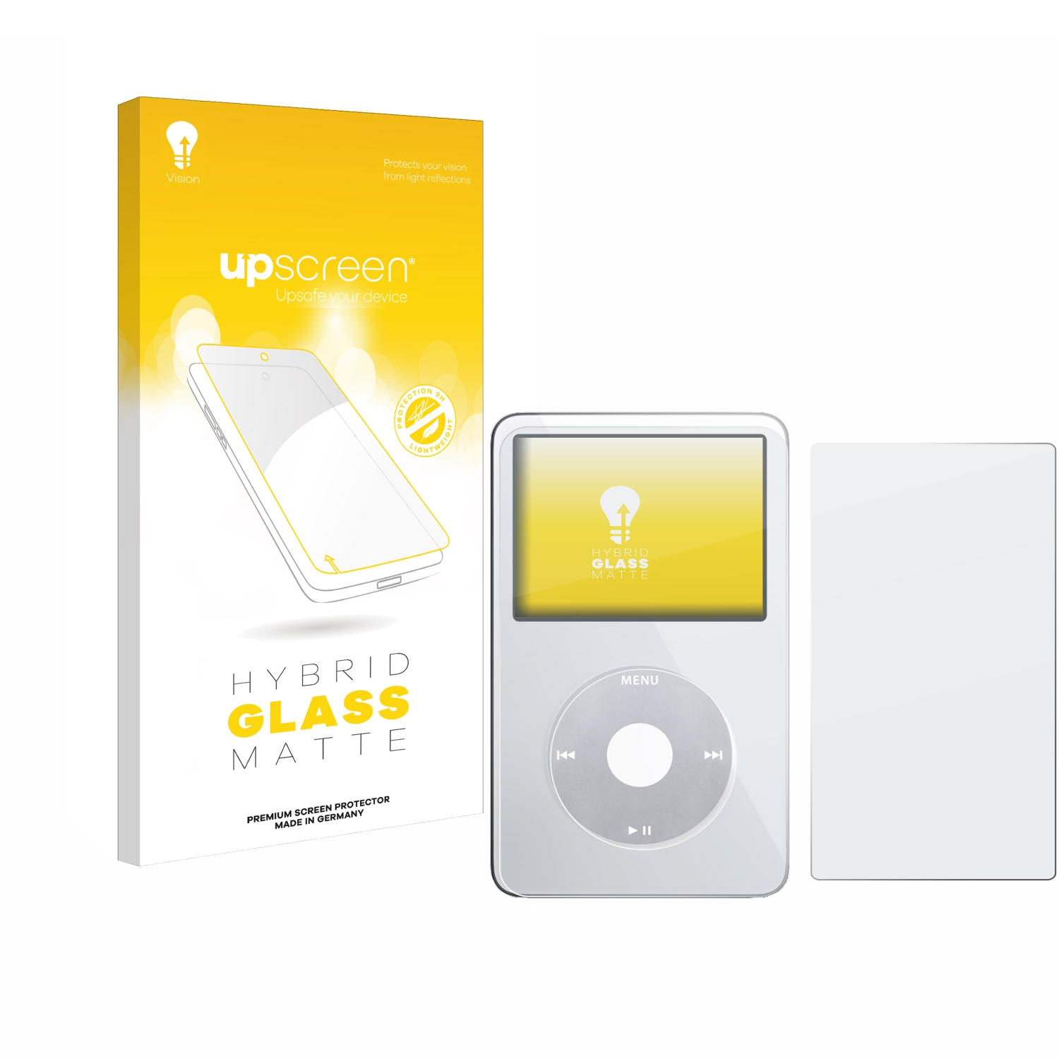 UPSCREEN matte Schutzfolie(für Apple (Display+Rückseite)) Video Classic iPod