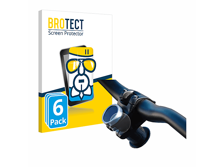 BROTECT 6x Airglass klare Schutzfolie(für Core Cap)