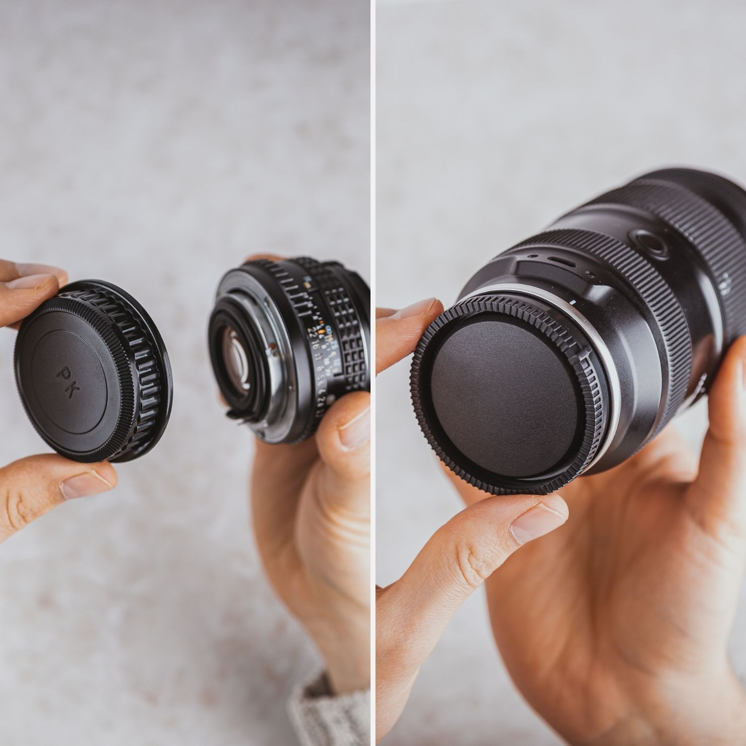 LENS-AID Canon Canon EF-Mount EF, passend für Objektiv-Rückdeckel, Schwarz