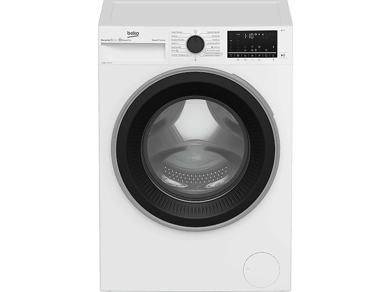 Lavadora carga frontal - BEKO B3WFT58415W