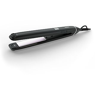 Plancha de pelo - PHILIPS BHS674/00, Cerámica, 220 V, 220 °C, Negro