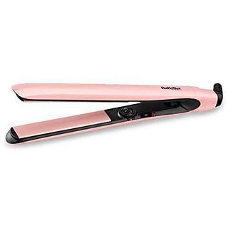 Plancha de pelo - BABYLISS 2498PRE, Cerámica, 49 W, 235 °C, Rosa