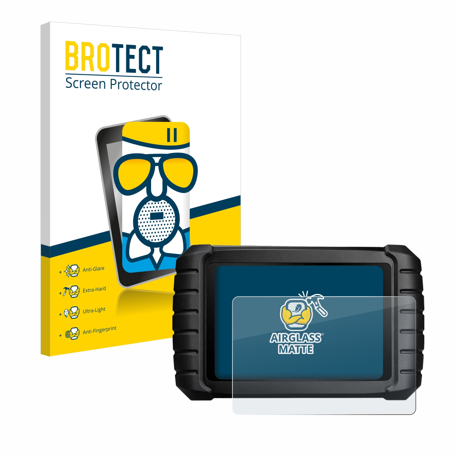 BROTECT Airglass matte Schutzfolie(für iCarsoft CR Max)
