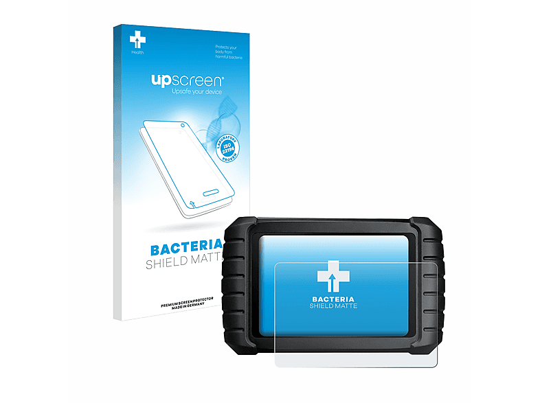 UPSCREEN Max) iCarsoft antibakteriell CR Schutzfolie(für entspiegelt matte
