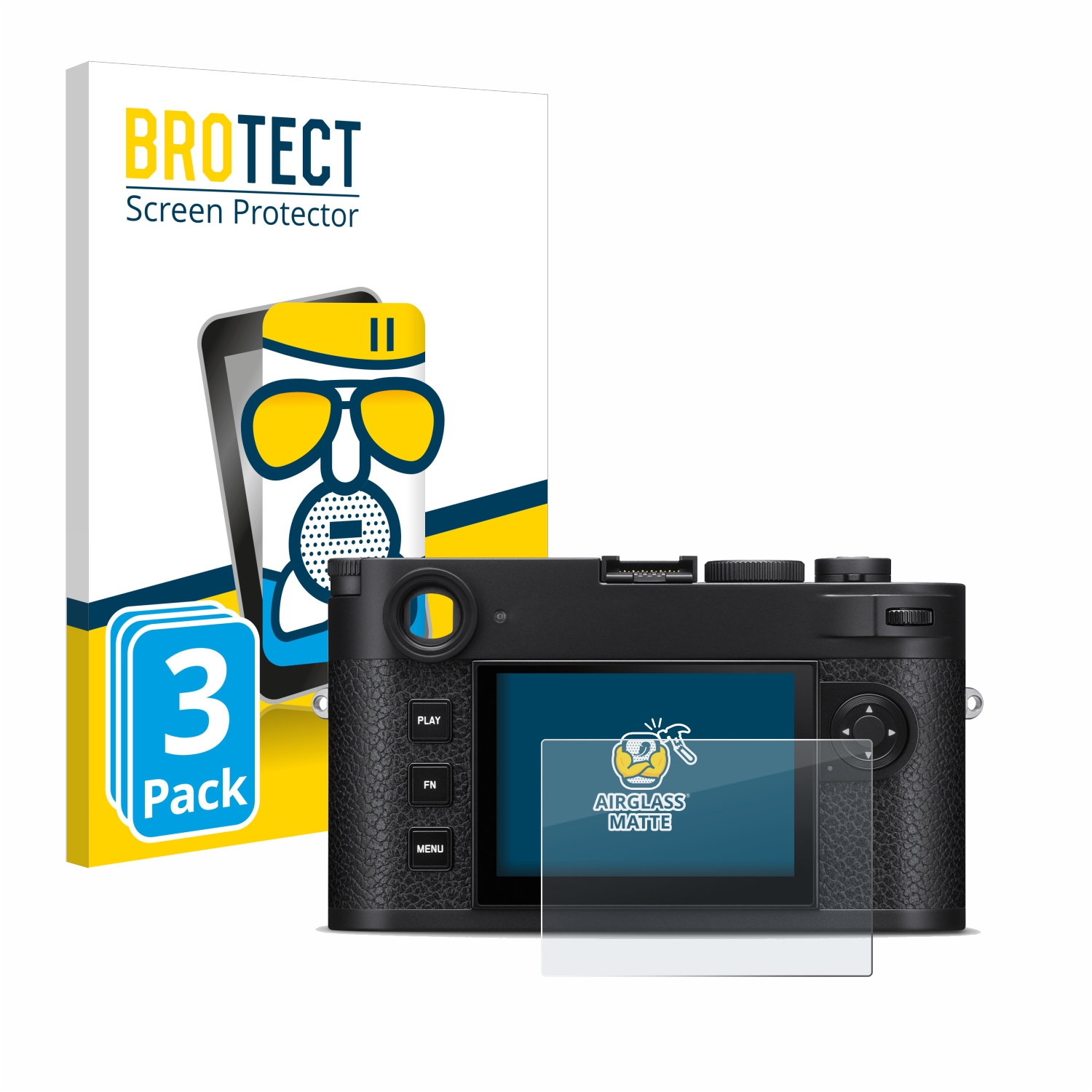 BROTECT 3x Schutzfolie(für M11-P) Leica Airglass matte