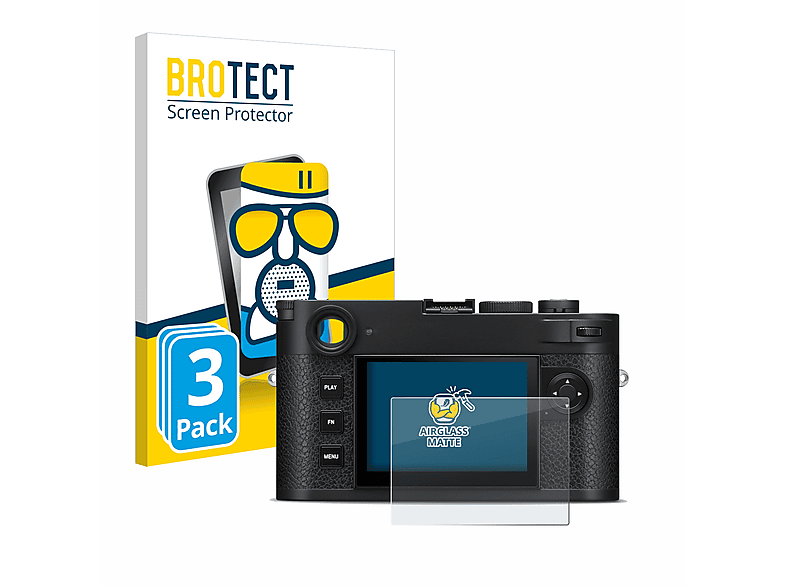 BROTECT 3x Airglass matte Schutzfolie(für Leica M11-P) | Kamera Schutzfolie
