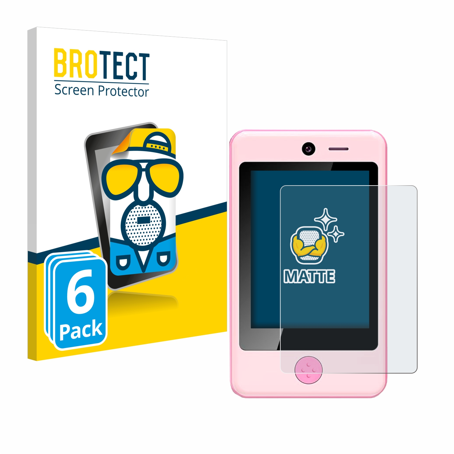 BROTECT 6x matte Schutzfolie(für Children’s Smartphone) Pthtechus