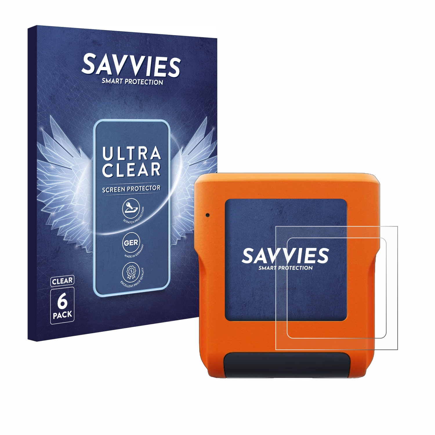 SAVVIES 6x klare Schutzfolie(für ProGlove Display) Mark