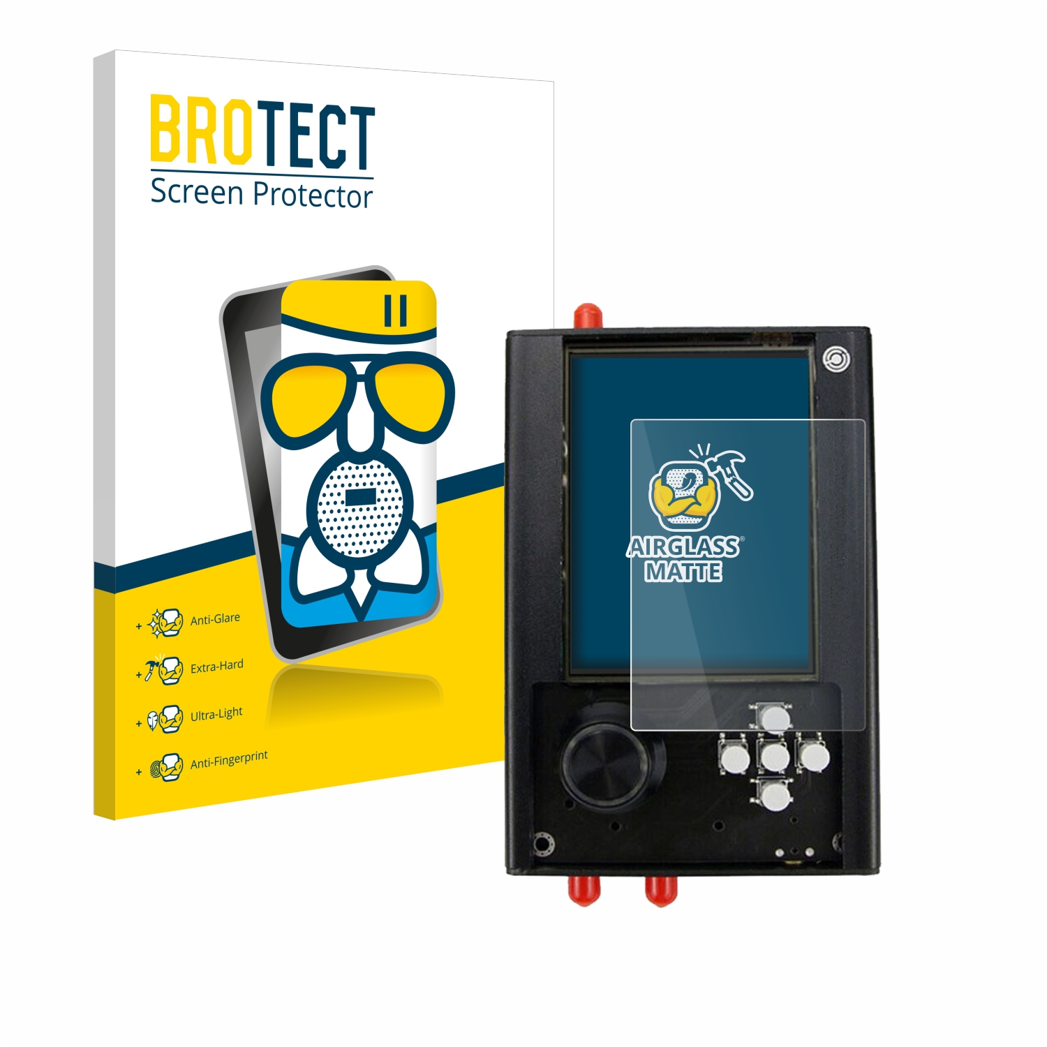 BROTECT Airglass H2+) Portapack matte Schutzfolie(für