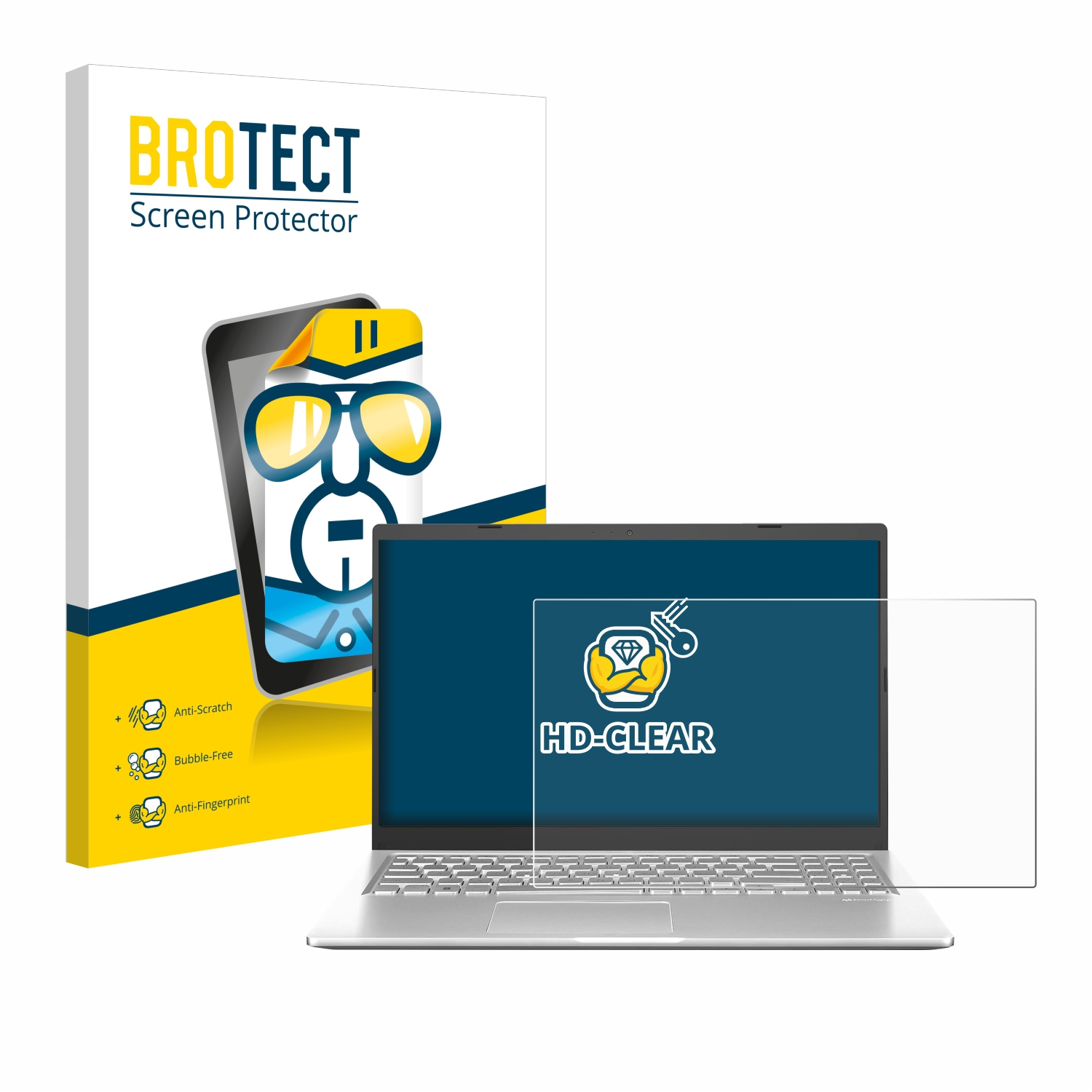 BROTECT klare Schutzfolie(für ASUS Vivobook F1500EA) 15