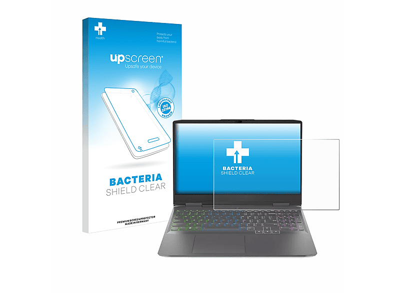 UPSCREEN antibakteriell klare Schutzfolie(für 15) LOQ Lenovo