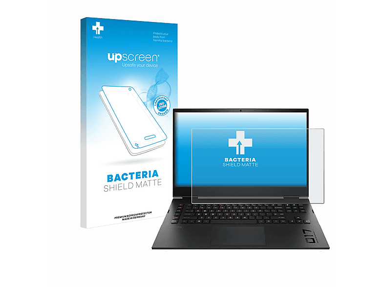 UPSCREEN antibakteriell entspiegelt matte Schutzfolie(für HP Omen 17-ck0075ng)