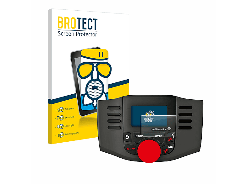 BROTECT Airglass matte Schutzfolie(für Märklin Mobile Station WLAN 60667)