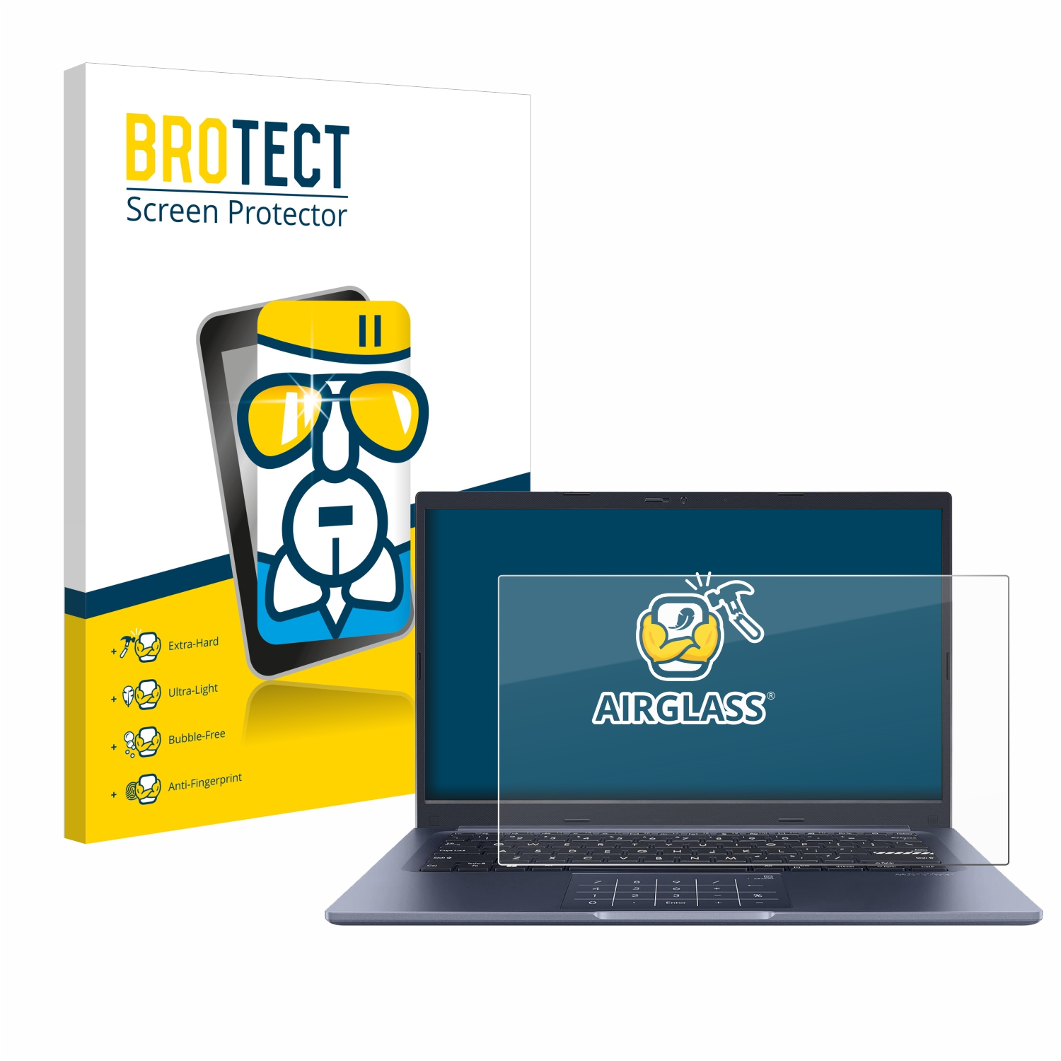 BROTECT Airglass klare Vivobook Schutzfolie(für ASUS 14 F1402)