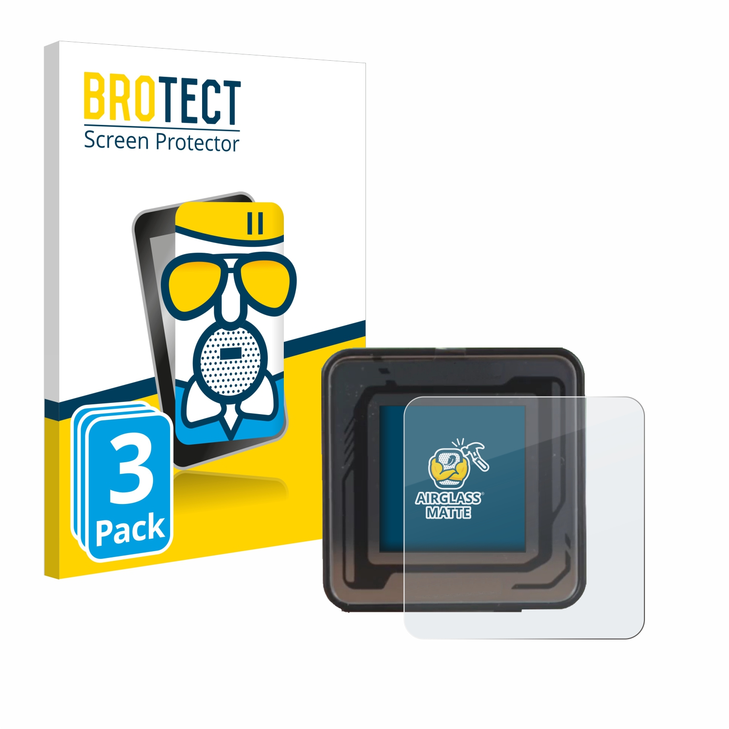 3x Dockcase Pocket Schutzfolie(für matte M.2) Airglass BROTECT