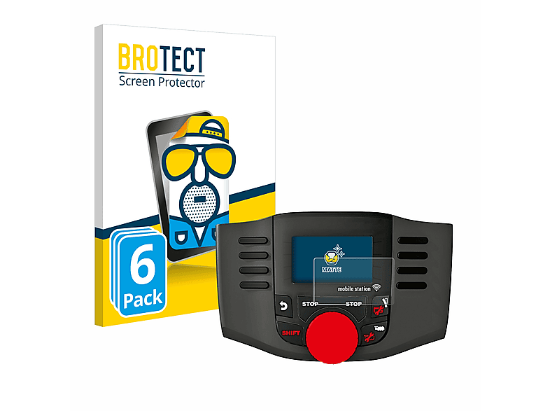 BROTECT 6x matte Schutzfolie(für Märklin Mobile Station WLAN 60667) | Schutzfolien & Schutzgläser