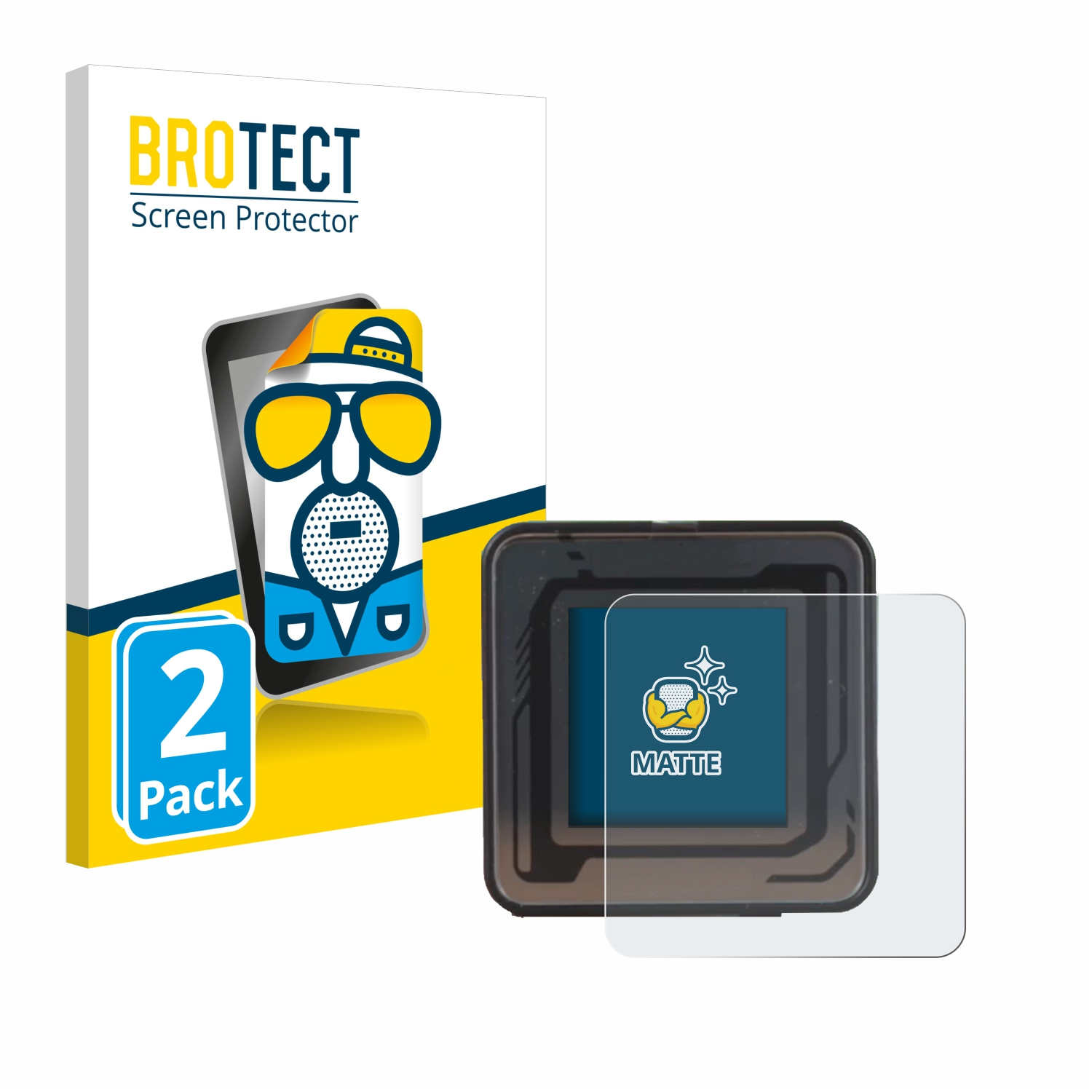 BROTECT 2x matte Schutzfolie(für M.2) Dockcase Pocket