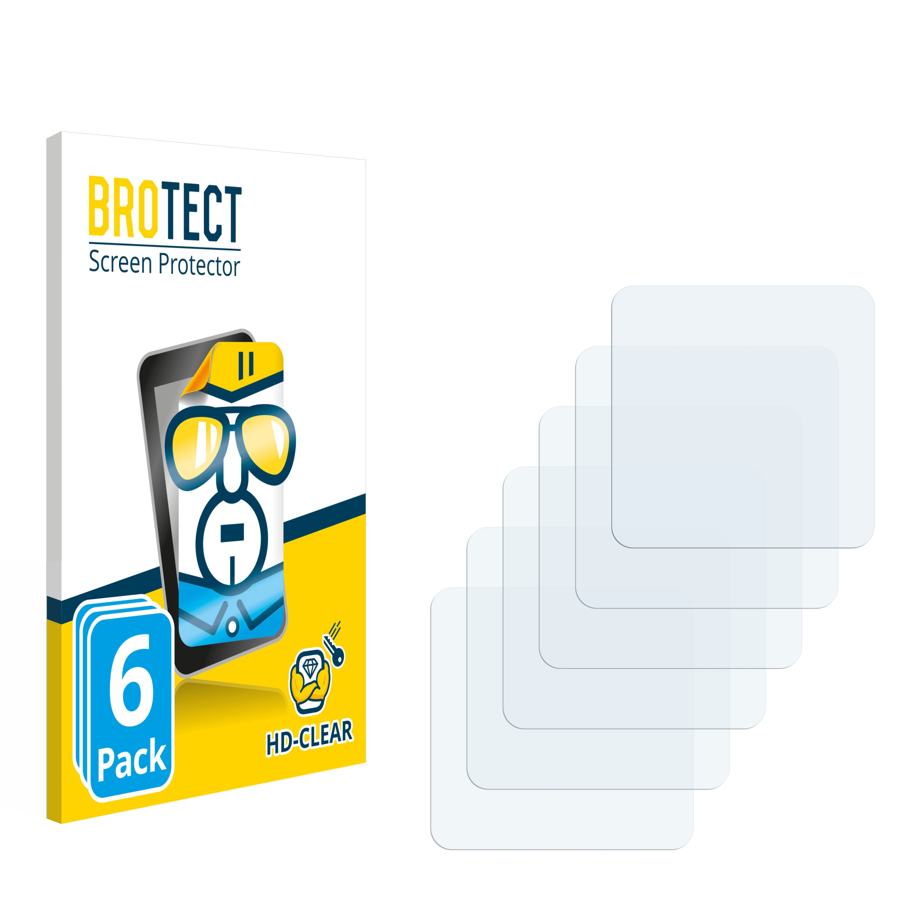 BROTECT 6x Schutzfolie(für klare Dockcase M.2) Pocket