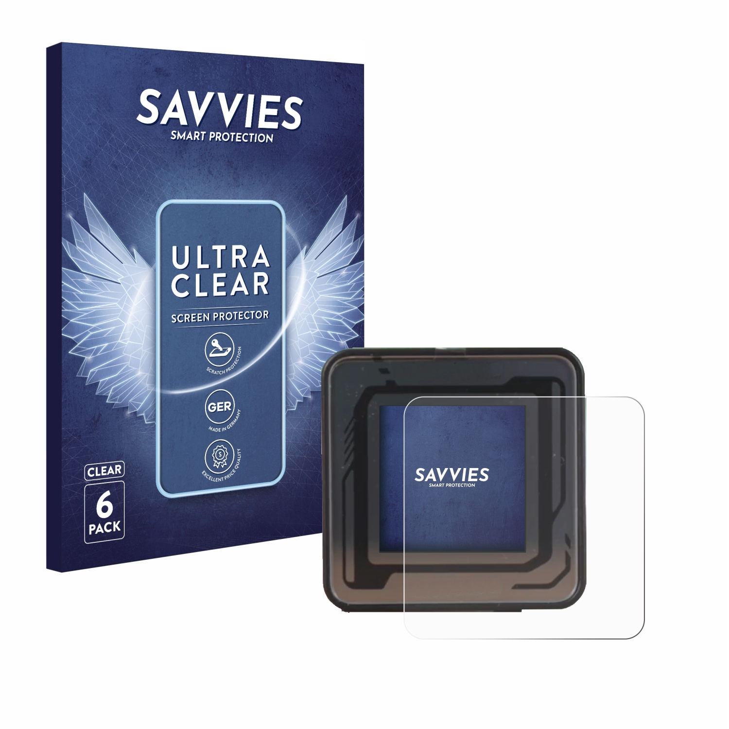 SAVVIES 6x klare Dockcase Schutzfolie(für M.2) Pocket