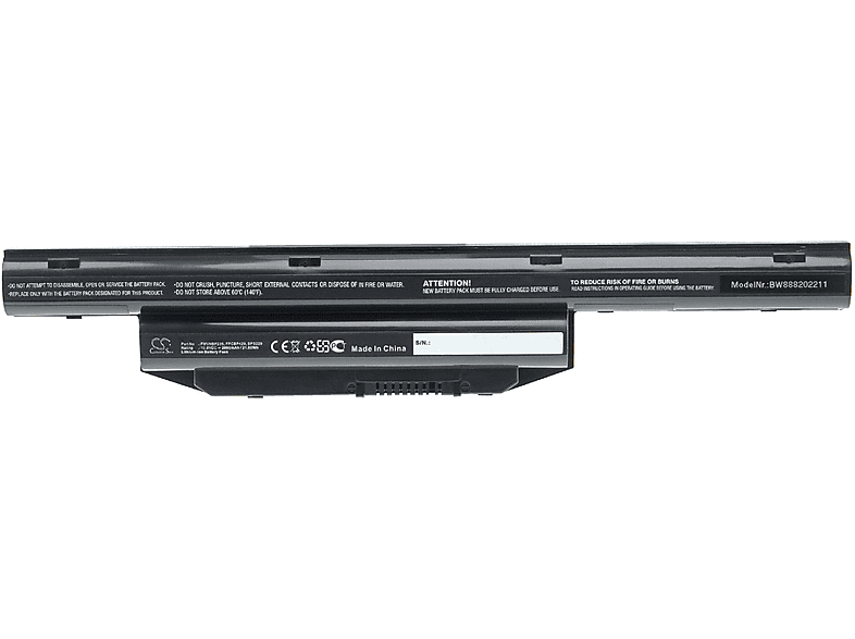 Ersatz FMVNBP235, für Notebook, Fujitsu BPS231, FMVNBP231, Akku 2000 FMVNBP229A, VHBW BPS229 FMVNBP227A, FMVNBP234, Li-Ion für -