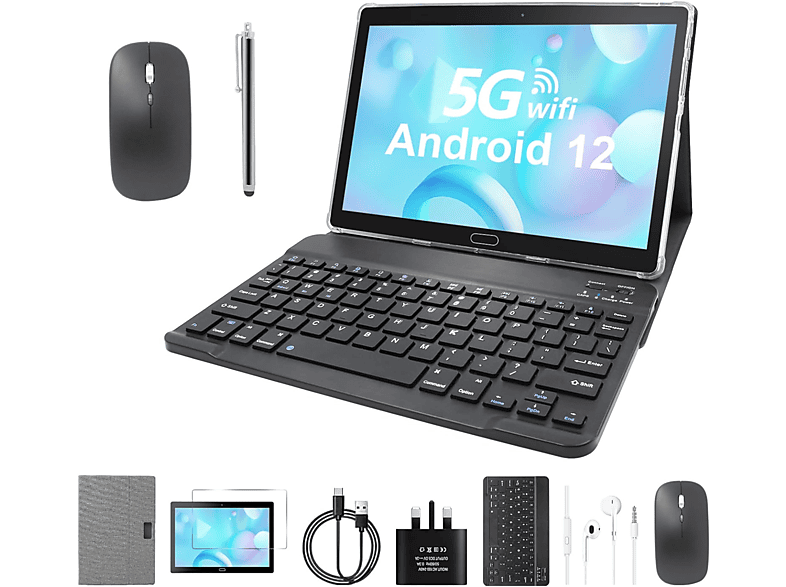 MANIKE P98, Tablet, 128 GB, 10,4 Zoll, Gray