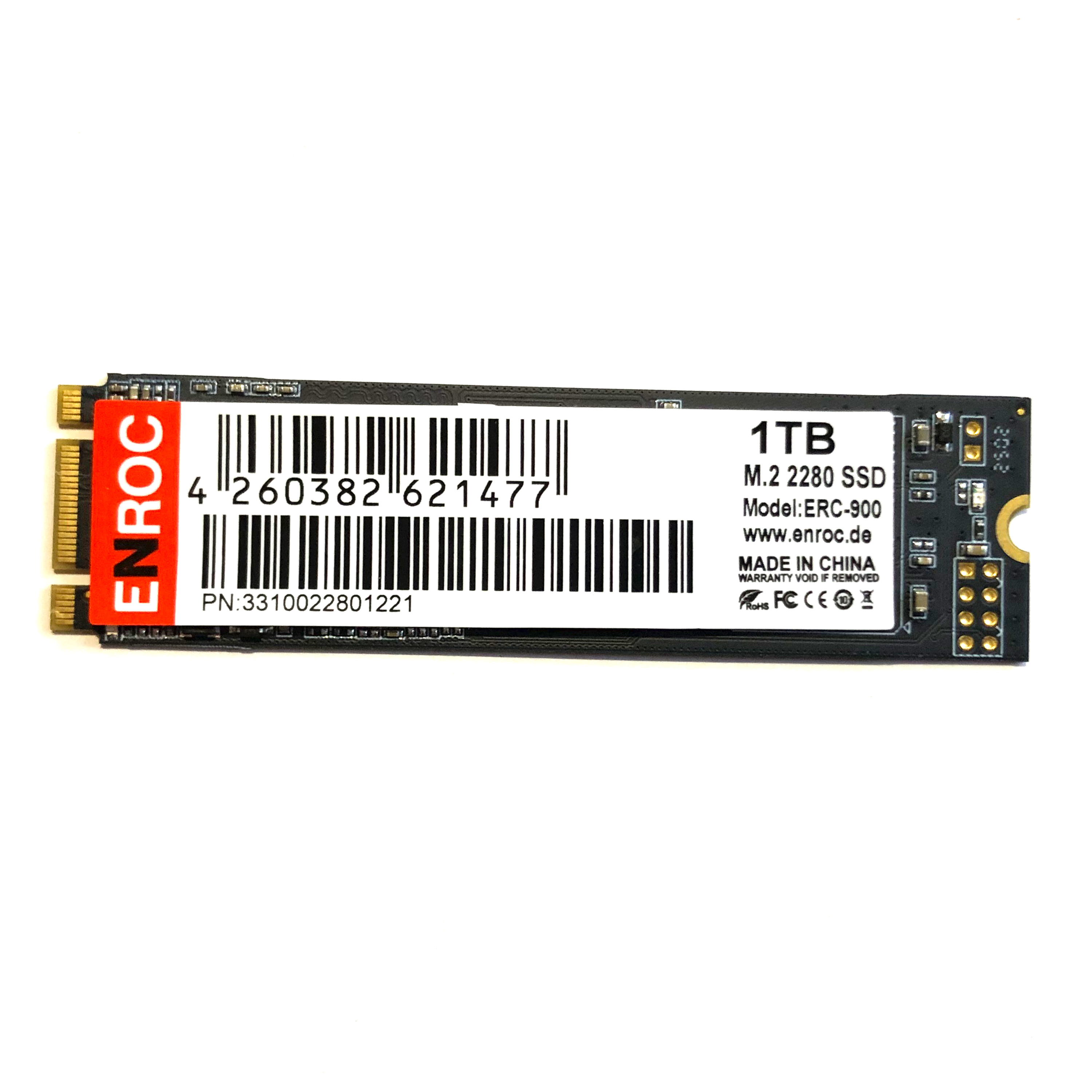 Festplatte, 1 intern ERC900 TB, interne SSD 2280 SATA SSD, M.2 3 ENROC 1TB