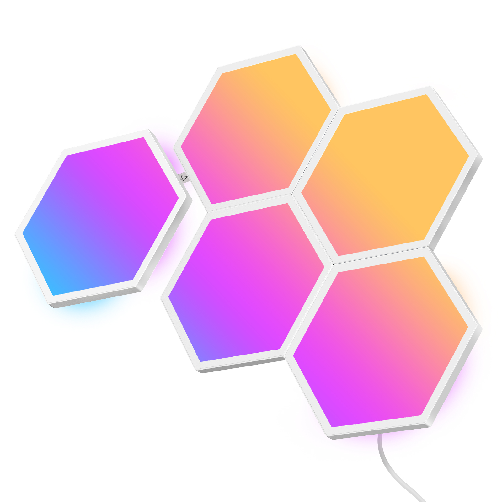 Lichtpanele) Hexa Glide GOVEE LED-Panele (2 RGB Hexa Erweiterungspaket