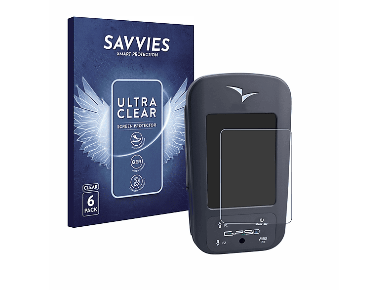 Top-Leistung SAVVIES 6x klare Flymaster SD) GPS Schutzfolie(für