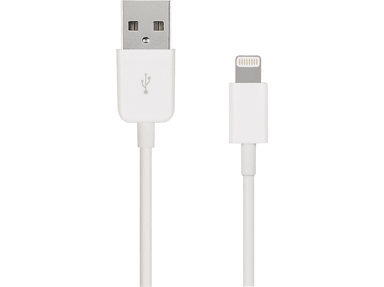ARTWIZZ Lightning to USB-A Cable, Ladekabel, 25 cm, Weiß