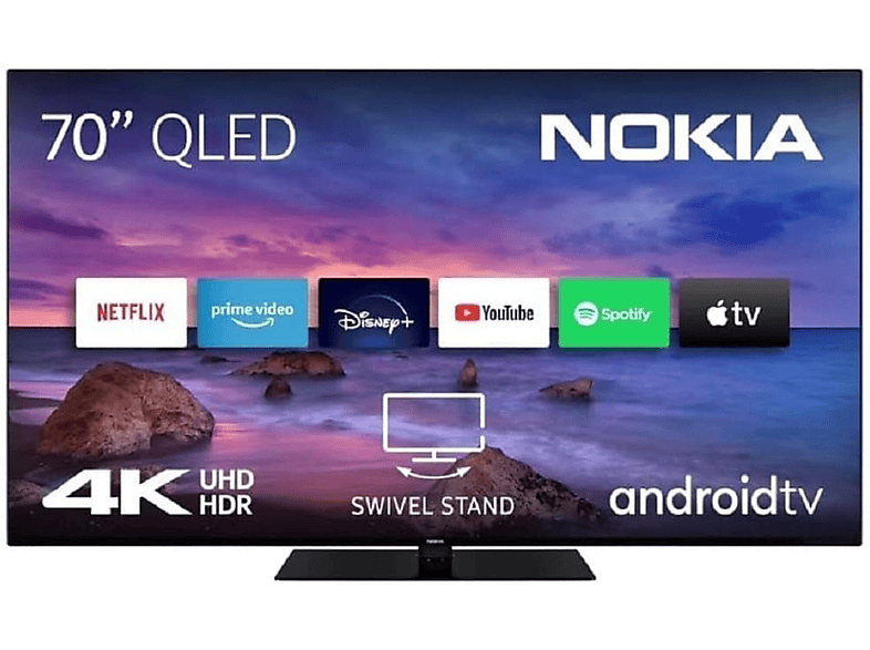 NOKIA QN70GV315ISW QLED TV (Flat, 70 Zoll / 177 cm, QLED 4K) | MediaMarkt