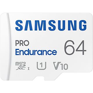 SAMSUNG PRO Endurance 64GB microSDXC UHS-I U1 100MB/s Video Monitoring Memory Card 64 GB 30 MB/s