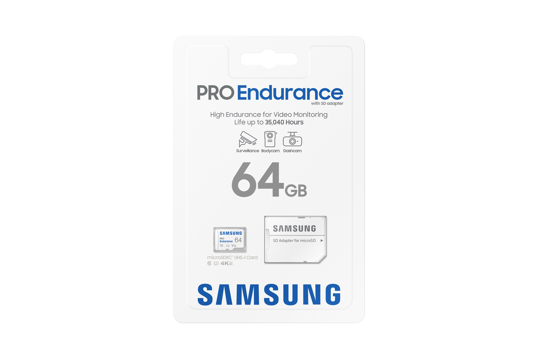 SAMSUNG MB-MJ64KA/EU PRO Micro-SDXC GB, 64GB, 64 100 Speicherkarte, MB/s ENDURANCE