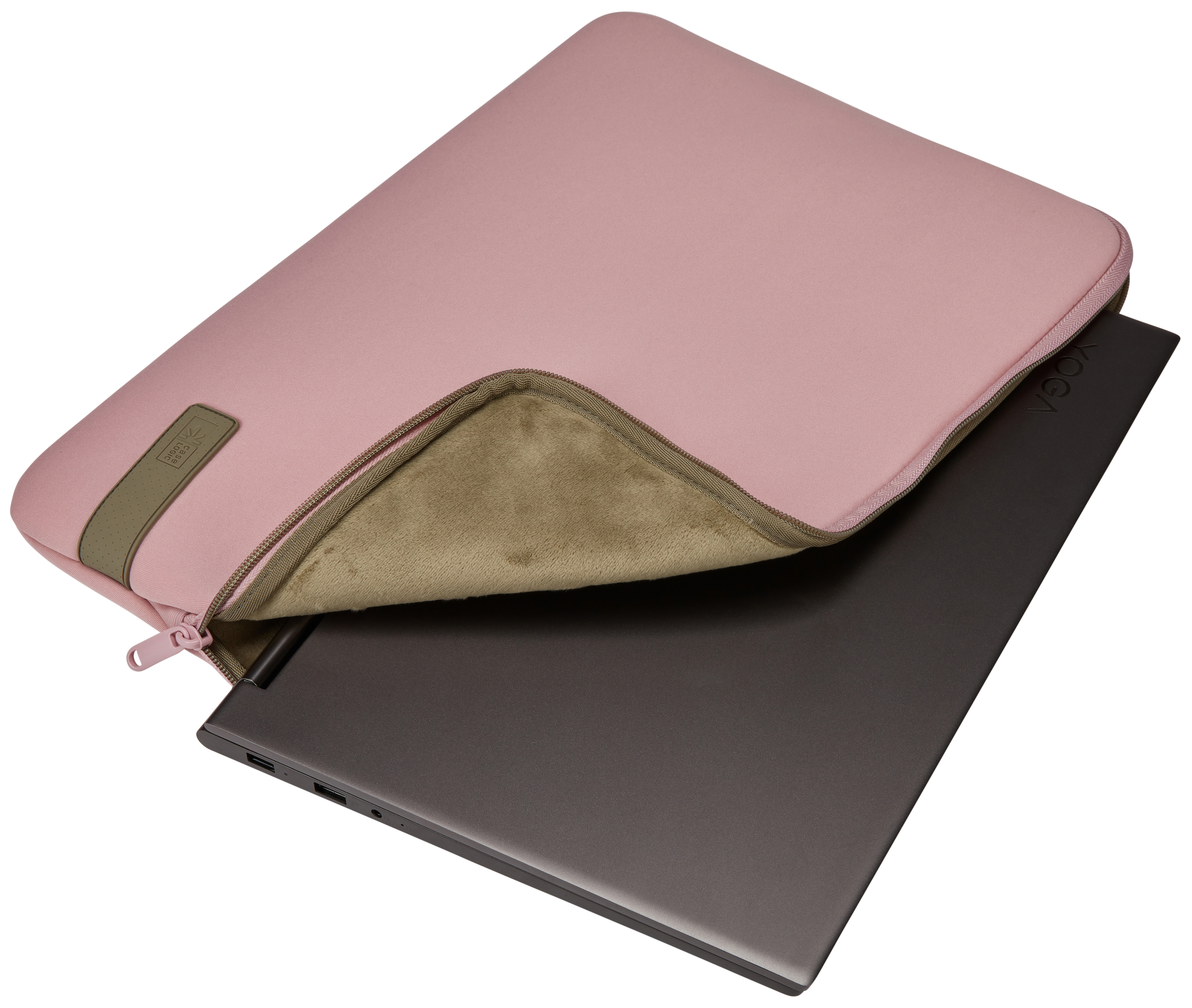 CASE Reflect Sleeve Universal Pink/Mermaid Notebook Zephyr Polyester, Sleeve LOGIC für