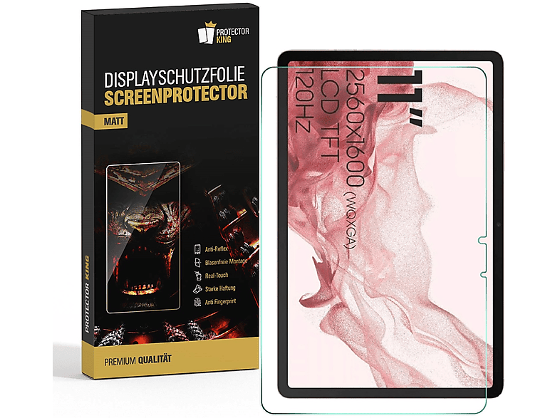 PROTECTORKING 6x FULL COVER  PREMIUM MATT ENTSPIEGELT Displayschutzfolie(für Samsung Galaxy Tab S9 Ultra)