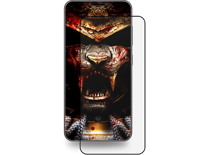 PROTECTORKING 4x 9H Panzerschutzglas FULL Samsung Galaxy KLAR S23 FE) COVER Displayschutzfolie(für