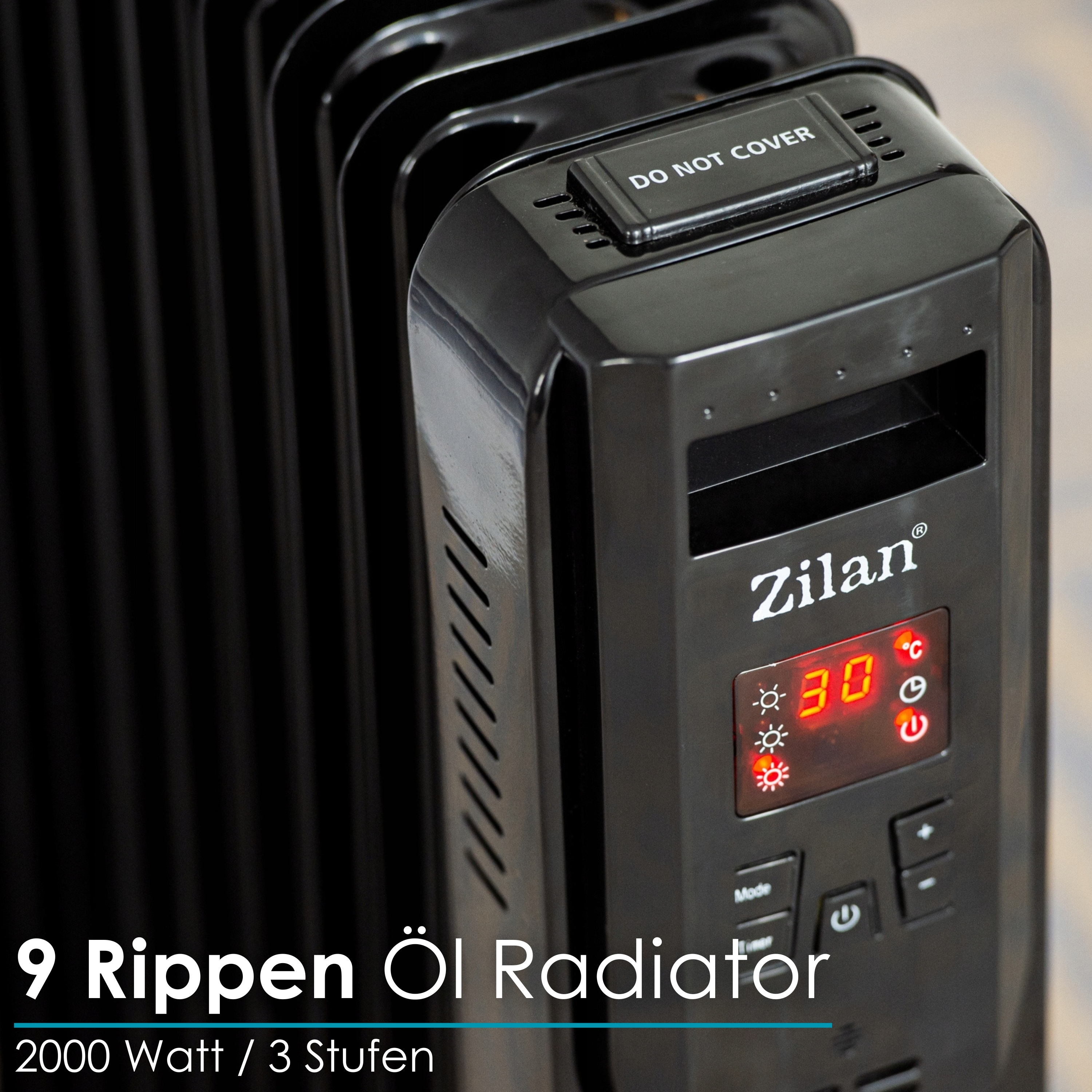 ZILAN 9 Watt) (2000 Radiator ZLN-3031 Rippen