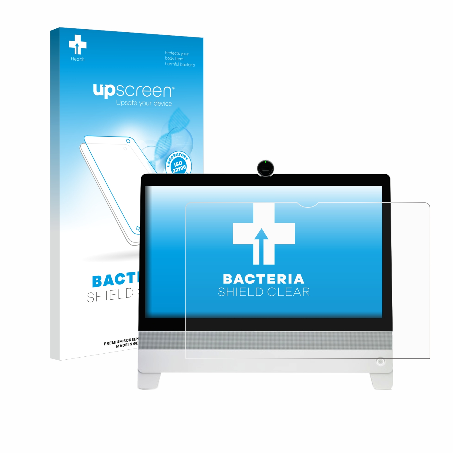 UPSCREEN antibakteriell klare Schutzfolie(für Cisco CP-DX80)