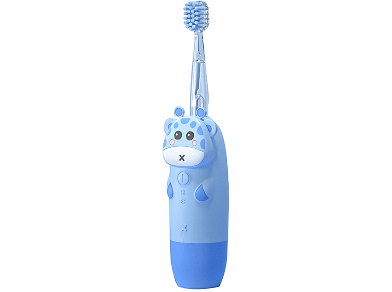 ELKUAIE Niedlicher Giraffen-Stil Elektrische Zahnbürste blue
