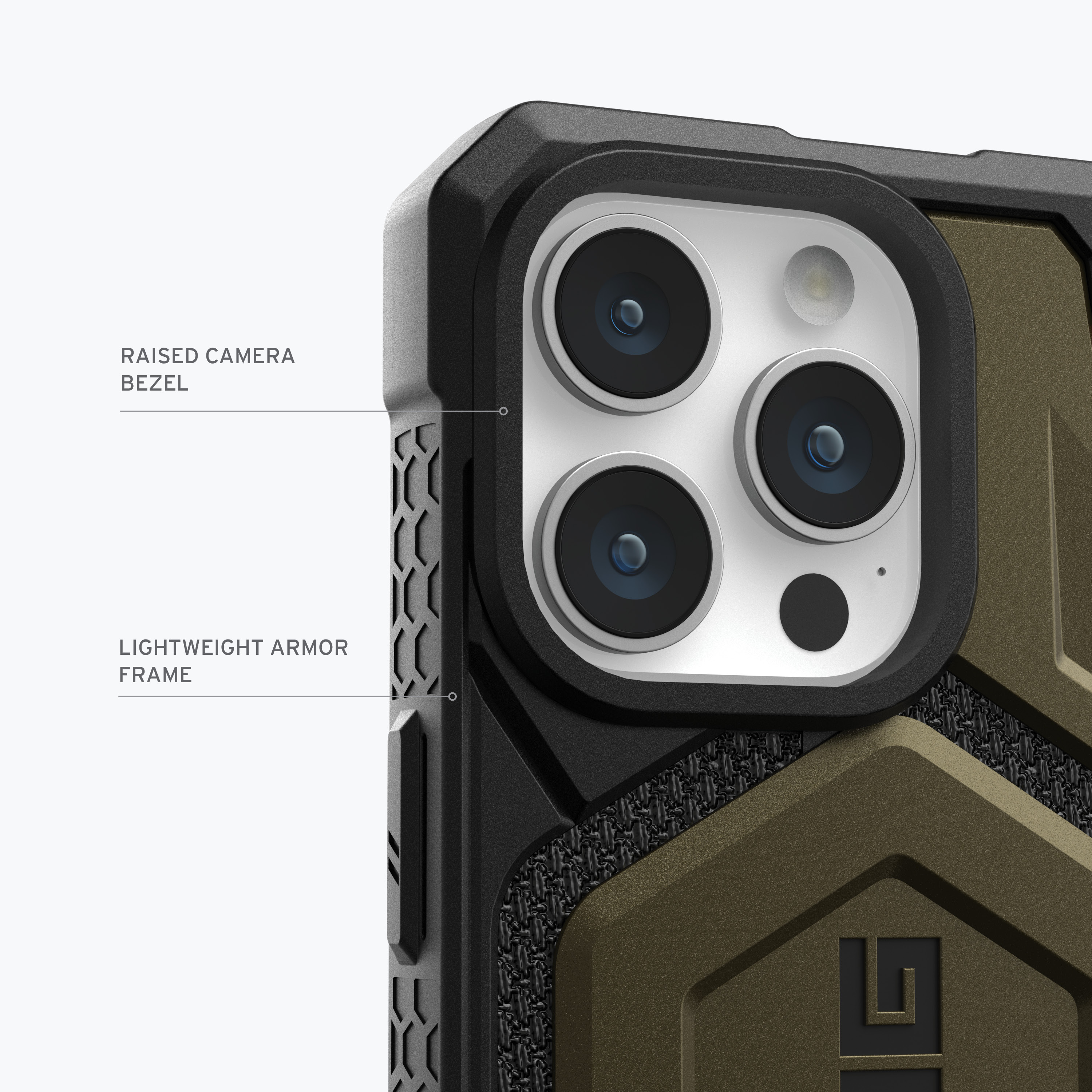 URBAN ARMOR GEAR Pro, element 15 Monarch iPhone Backcover, Pro, grün Apple