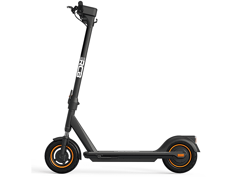 RCB EV10Z mit Straßenzulassung E-Roller mit App Faltbarer E-Scooter (10 Zoll, Schwarz und Gelb)