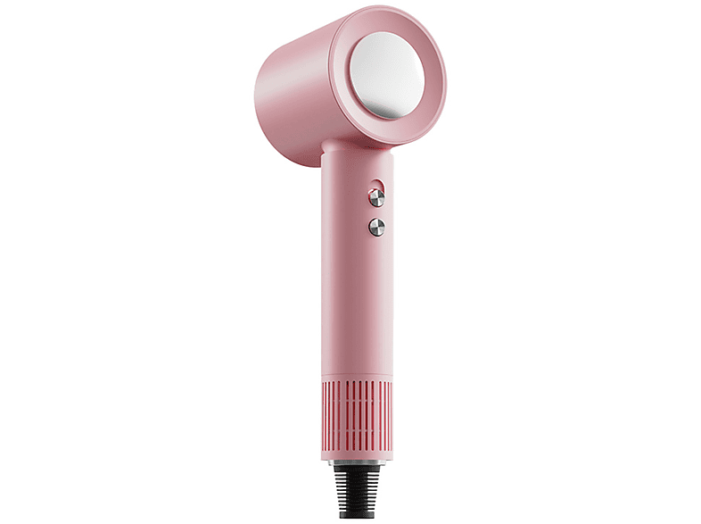 BYTELIKE Pinker rosa Haartrockner (1600 Temperaturregelung Watt) Hochgeschwindigkeits-Haartrockner - Leichter Griff, intelligente
