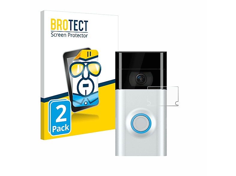 Ring klare Schutzfolie(für 2) BROTECT 2x Doorbell