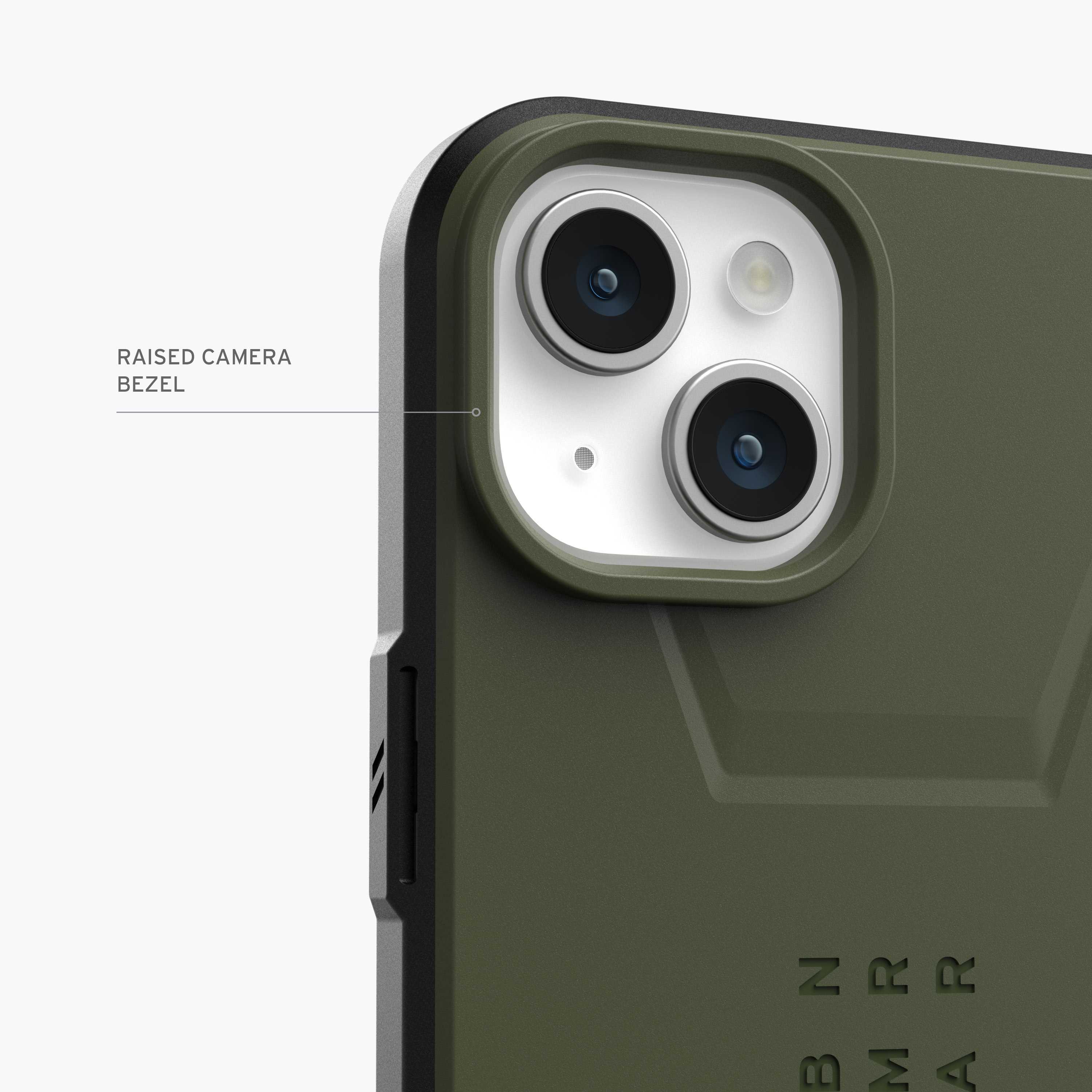 GEAR Apple, drab 15 ARMOR Civilian Backcover, Plus, iPhone MagSafe, URBAN olive