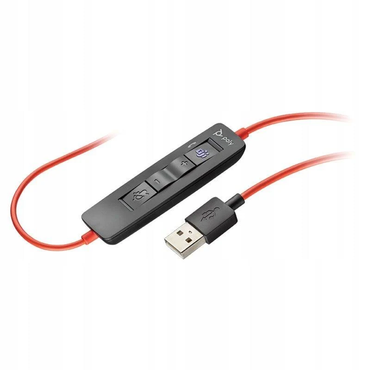 POLY Plantronics Blackwire 3310 USB-A, On-ear Schwarz Kopfhörer