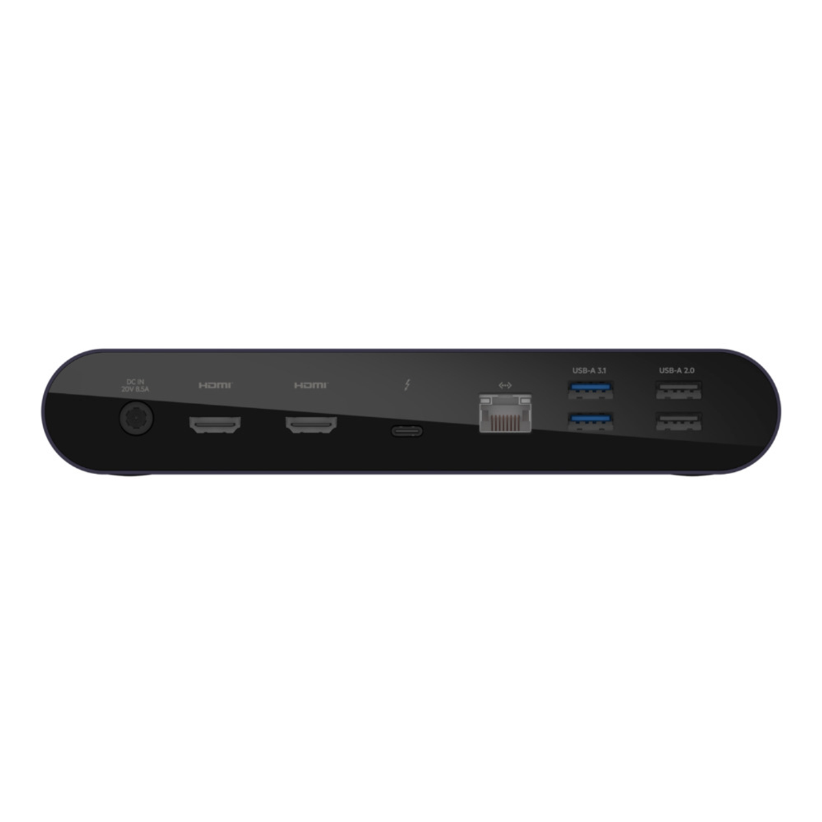 Pro Belkin Dockingstation, Schwarz 4 Thunderbolt Dock BELKIN Kabelgebunden Grigio