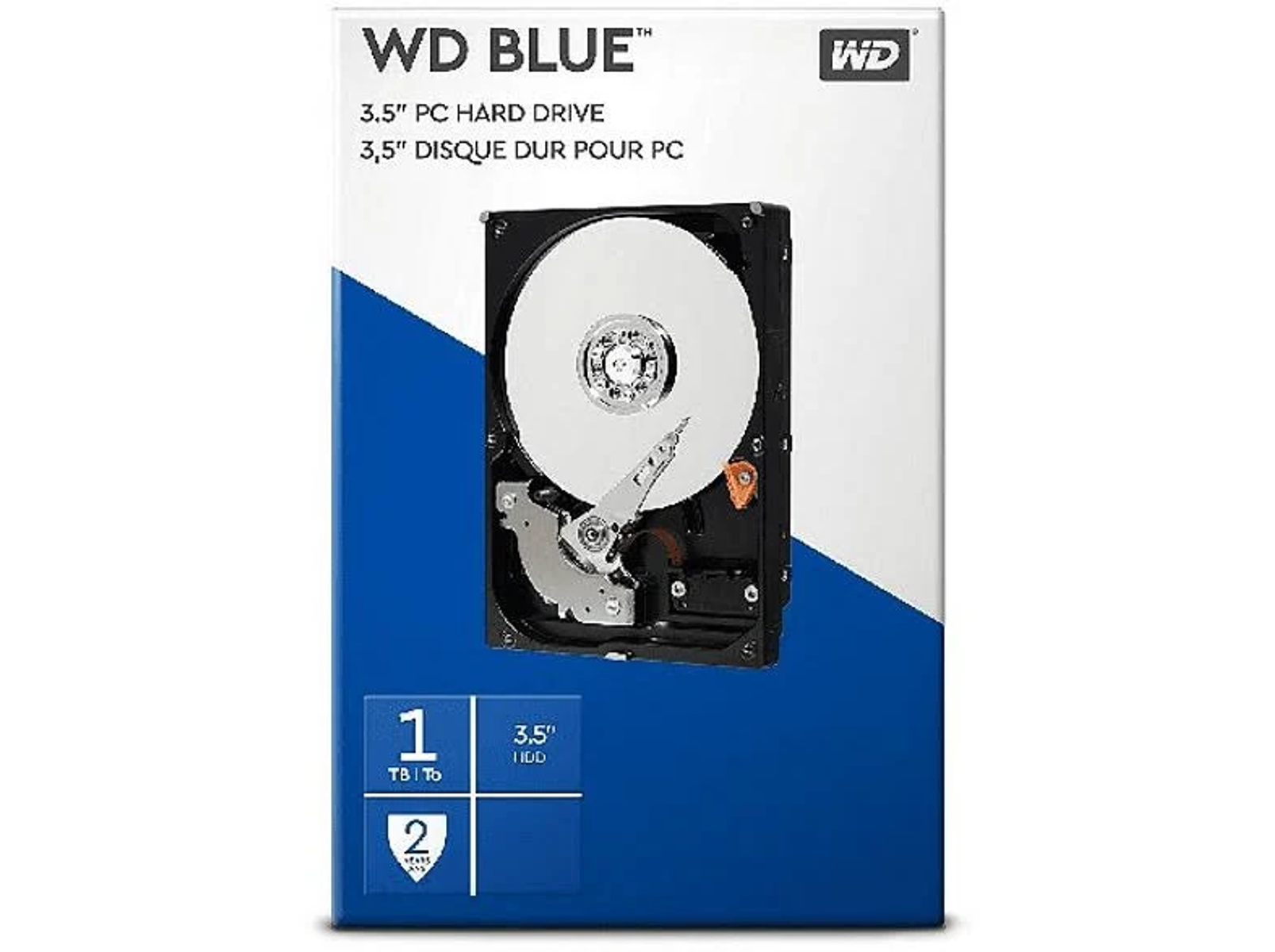 1 WDBH2D0010HNC intern HDD, Zoll, 3,5 64MB 1TB 6GB/S WD 7200 TB, EMEA,