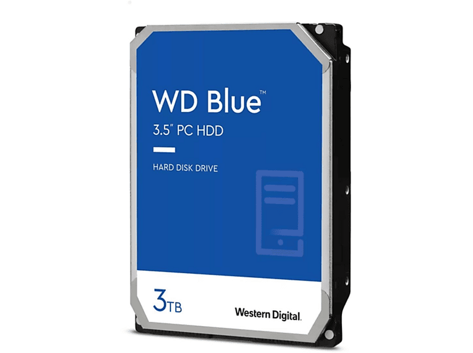 intern GB, 3000 HDD, WESTERN DIGITAL 3,5 Zoll, Blue,