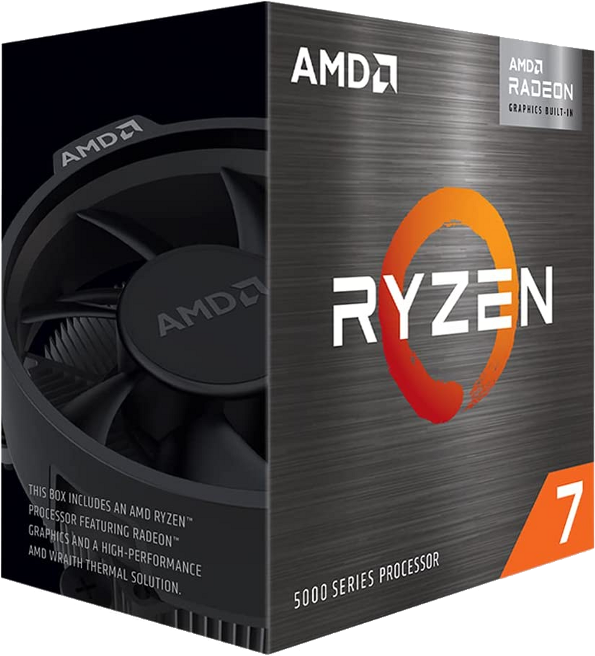 AMD 5700G Prozessor mit Boxed-Kühler, Mehrfarbig